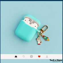 Load image into Gallery viewer, Cosmic Astronaut Airpod Case Blue 1