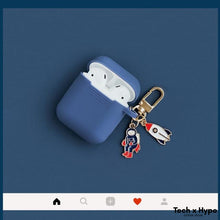 Load image into Gallery viewer, Cosmic Astronaut Airpod Case Blue 2