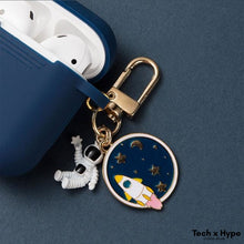 Load image into Gallery viewer, Cosmic Astronaut Airpod Case Deep Blue