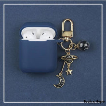 Load image into Gallery viewer, Cosmic Astronaut Airpod Case Diamond Moon 2