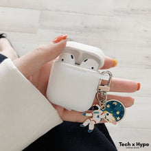 Load image into Gallery viewer, Cosmic Astronaut Airpod Case White